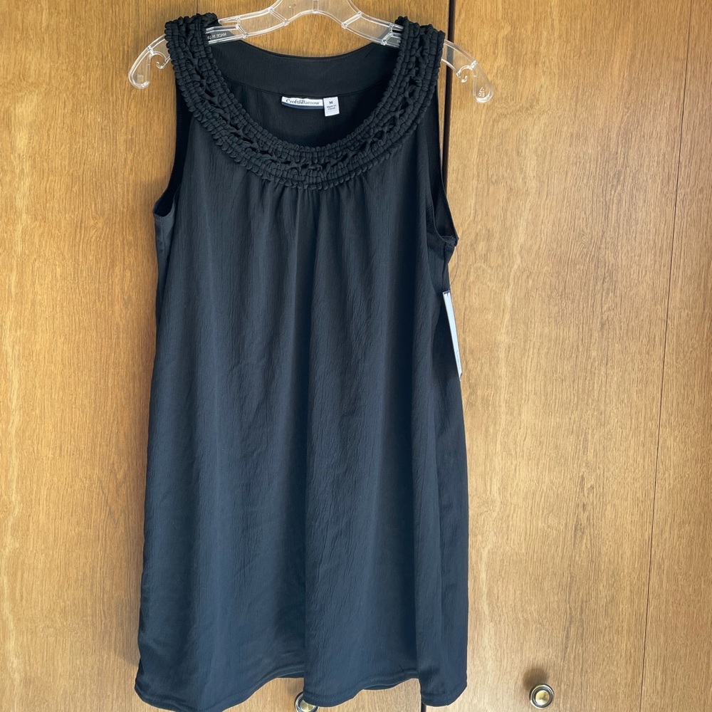 Kohl’s Craft&Barrow Swimsuit Cover Up, black, size M